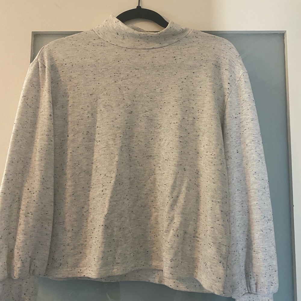 Madewell mock turtleneck top size XS